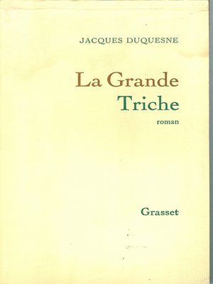 cover image of La grande triche